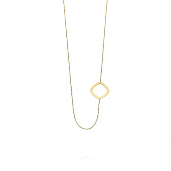 Links short necklace - Square shape