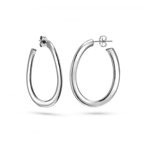 Bands Hoop Curve Earrings 