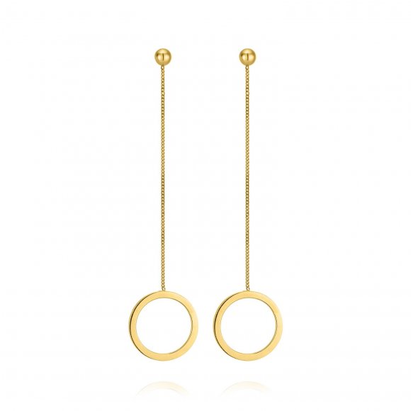 Links Single Round Earrings