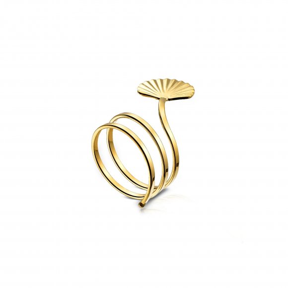 SPIRAL SHELL RING