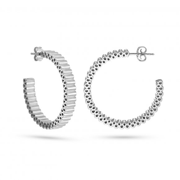 Bands Hoop Earrings 