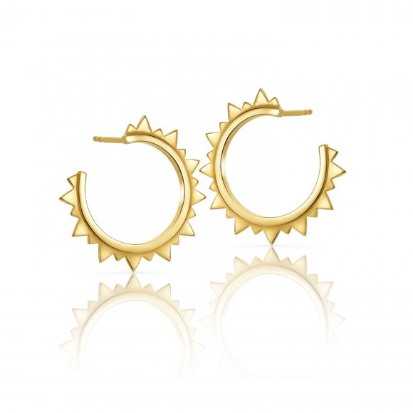 Half moon earrings   